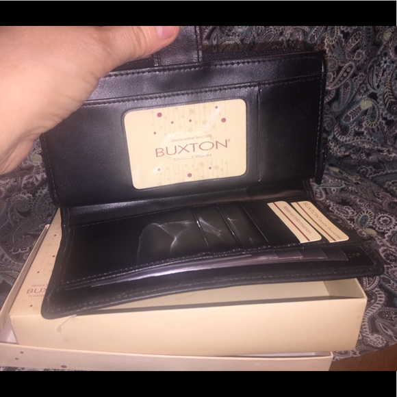 Buxton Bags Buxtons Genuine Leather Zip Around Wallet Poshmark